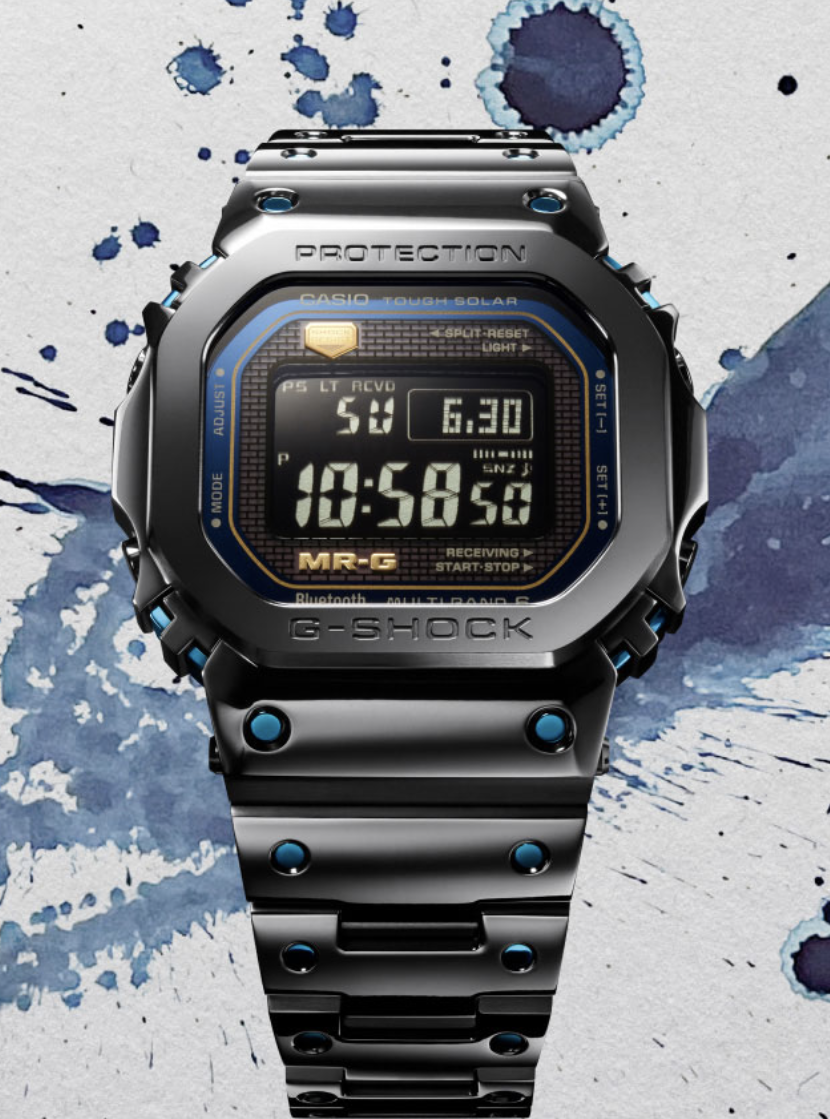 Casio G Shock Mrg B5000ba丨以青墨為主題丨新增黑藍配色 Mingwatch Hk