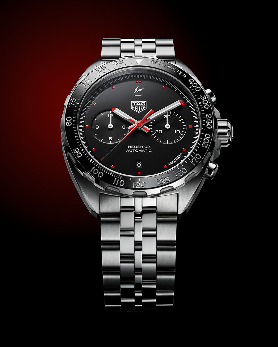 閃電來襲 Heuer Fragment Design Heuer 02聯名計時腕錶 這道閃電打中你了嗎 Mingwatch Tw Mingwatch Tw